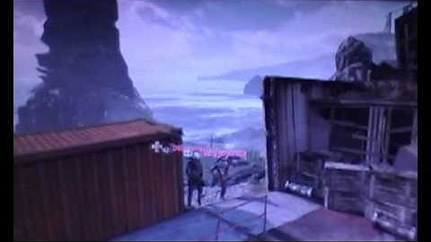 Mw3- Across map 2v2 First Blood Throwing Knife!