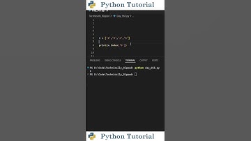 This Python List Function Finds The Index | Python Tutorial