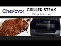 Smokeless Indoor Grilling: Perfect Steak &amp; Plank Potatoes with Chefavor