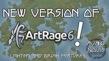 NEW VERSION OF ArtRage 6 lighting and brush creation features