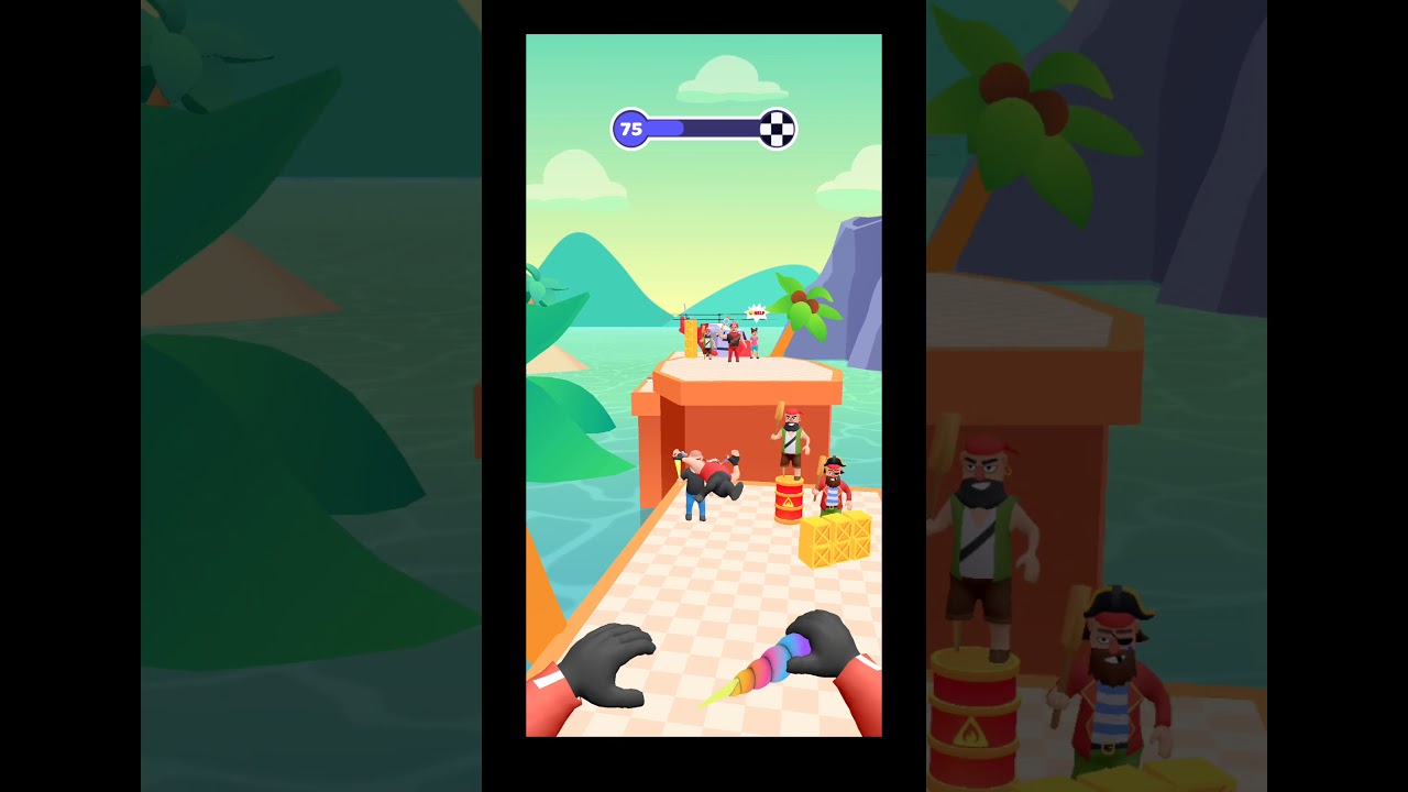 Hit Master 3D Level 75 Gameplay Android & IOS 