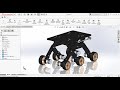 Part 1 rocker bogie mechanism all parts design tutorial in solidworks