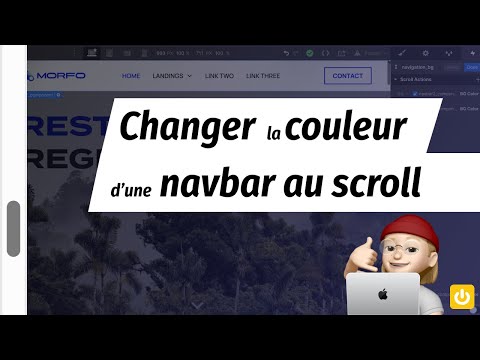 Change the color of a navbar on scroll | Webflow animation tutorial