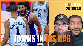 Knicks Up 2-0, Spurs Adjustments For Game 3, and Karl-Anthony Towns Love | Double Dribble