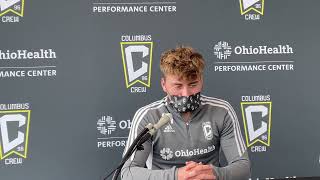 Columbus Crew's Aidan Morris on Gyasi Zardes, getting result at Sporting Kansas City