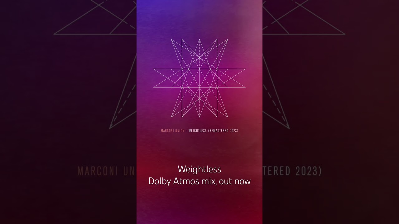 We're excited to announce that Marconi Union's 'Weightless' is now available in Dolby Atmos.