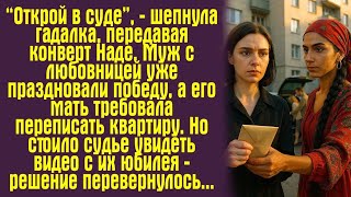 видео: “Открой в суде”, — шепнула гадалка, передавая конверт Наде. Муж с любовницей уже праздновали победу картинка: “Открой в суде”, — шепнула гадалка, передавая конверт Наде. Муж с любовницей уже праздновали победу