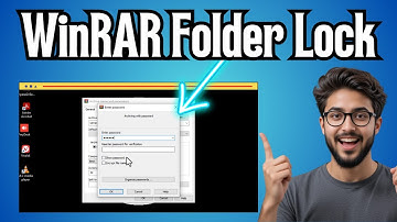 Een map in Windows 10 vergrendelen met een wachtwoord met WinRAR | Uw bestanden beveiligen (2025)