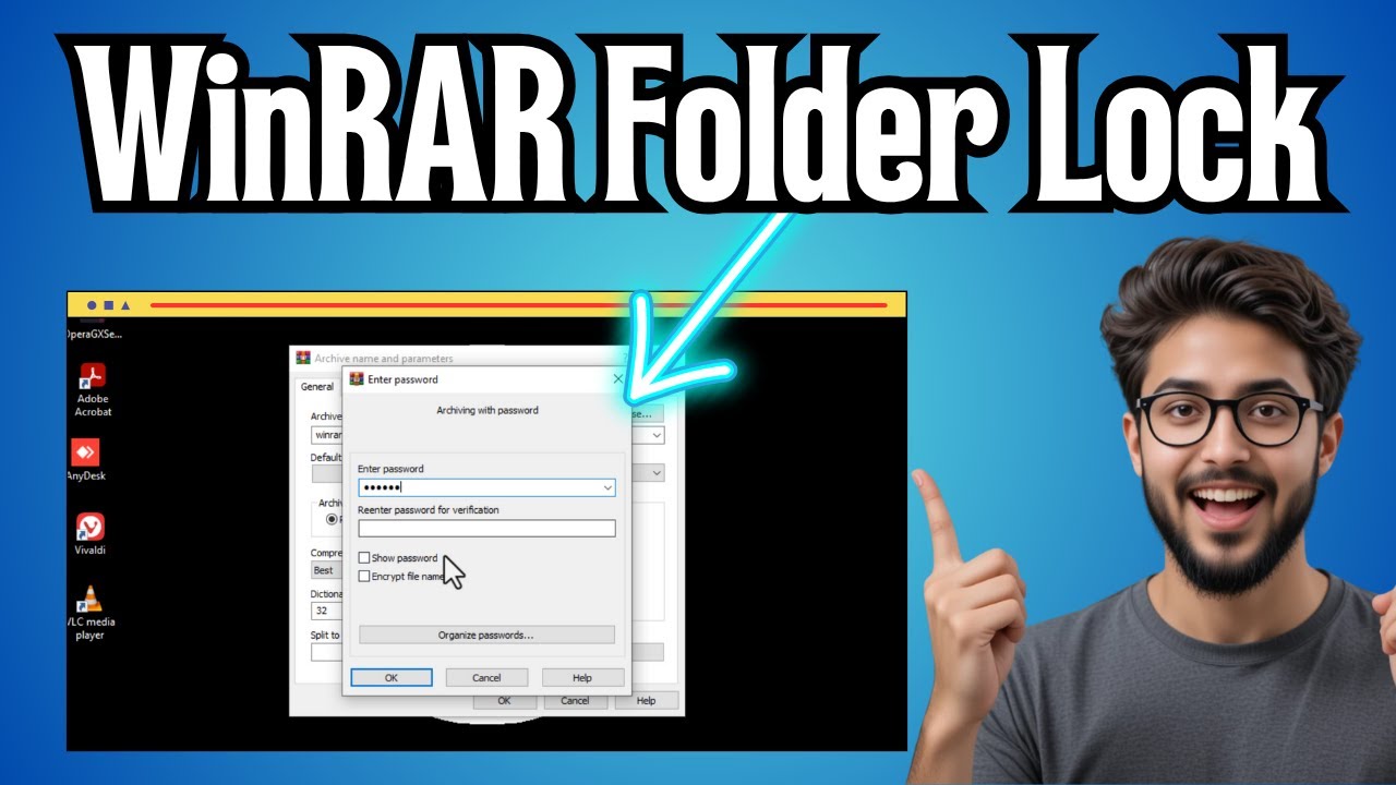 How To Lock a Folder In Windows 10 with Password Using WinRAR | Secure Your Files (2025)