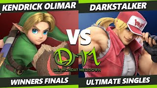 DAT MM 258 Winners Finals - Kendrick Olimar (Young Link) Vs. Darkstalker (Terry) SSBU Ultimate