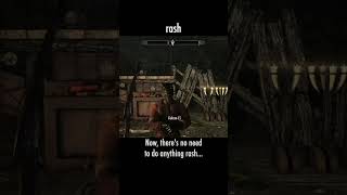 rash — The Elder Scrolls V: Skyrim dialogue scene