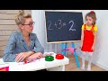 Eva and her friends to be a good in back to School story & Ева и мама
