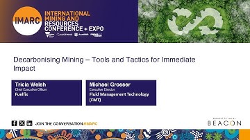 Decarbonising Mining – Tools and Tactics for Immediate Impact