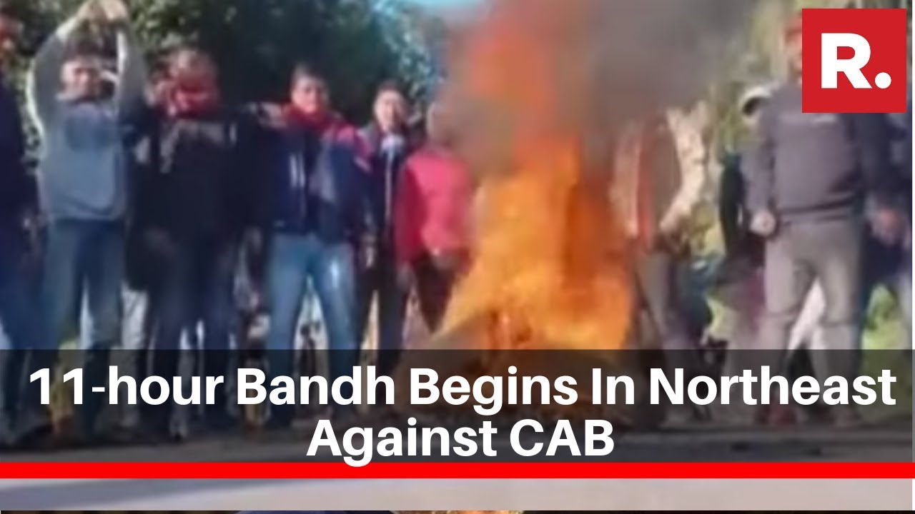 Republic TV Reports From Guwahati, As 11-Hour Bandh Begins In Northeast against CAB
