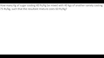 Mixtures & Alligation 022: Arithmetic | Solved by Kushal Bohra