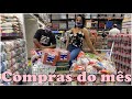 Compras do mês| Cada mês que passa fica tudo mais caro| chocada com o valor total | quanto gastamos?