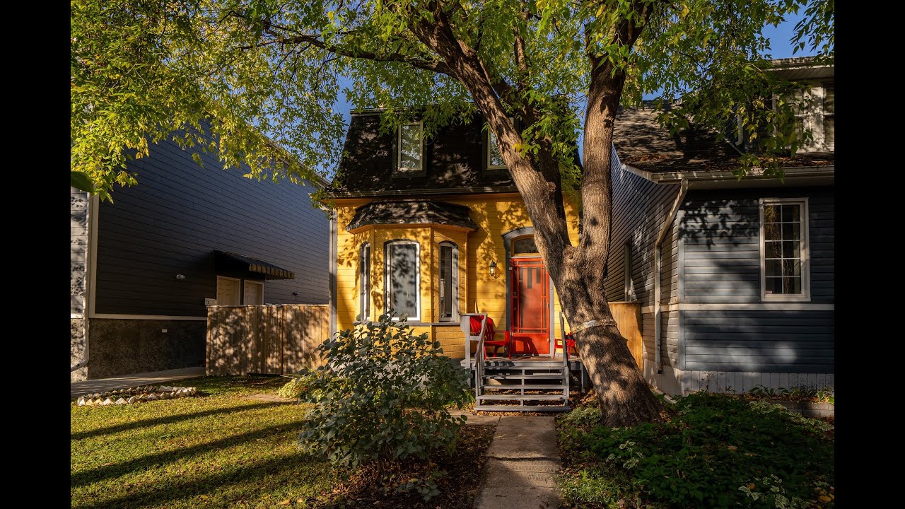A unique mansardstyle roof Home for Sale in Wolseley, Winnipeg YouTube