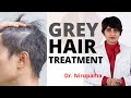 Grey Hair Treatment video| Grey hair causes| Can grey hair turn black| Premature Grey hair treatment