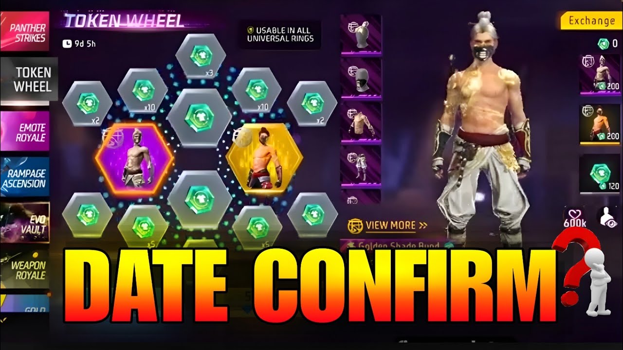 GOLDEN BUNDLE RETURN DATE 💖 NEXT EVO VAULT CONFIRM ✅ NEXT FIST SKIN UPDATE 🥰 EVO BUNDLE RETURN DATE💖