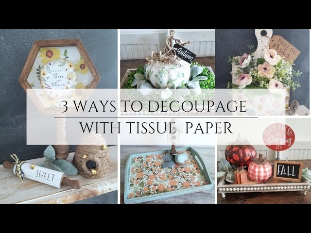 HOW TO MAKE A BATHROOM DOOR HANGER / EASY CRAFTS / DECOUPAGE 