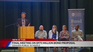 $975M bond proposal would benefit Denver Public Schools