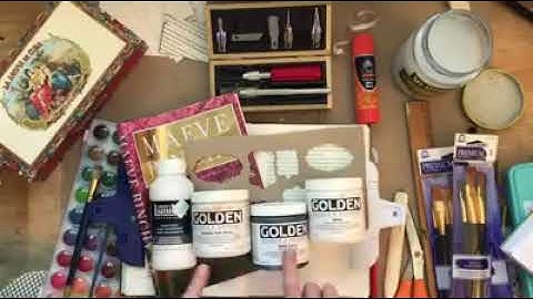 How to Use Gesso in Junk Journals and More Windows –  Daily Creative Practice Day 6 Part 1