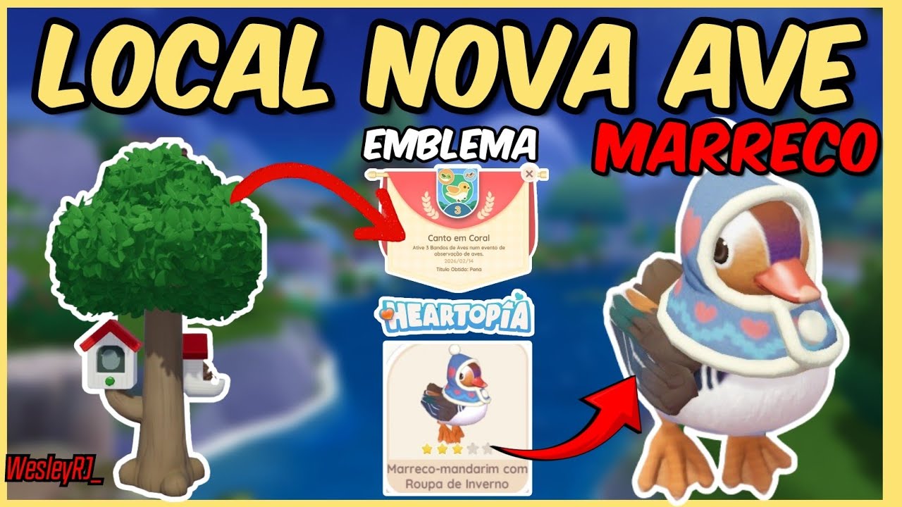 HEARTOPIA | LOCAL NOVA AVE MARRECO, COMO REGISTRAR, NOVO EVENTO E EMBLEMA