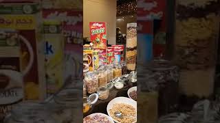 variety of cereals at jabal omar hyatt regency makkah