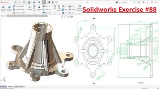 Solidworks Tutorial | Solidworks exercise 88