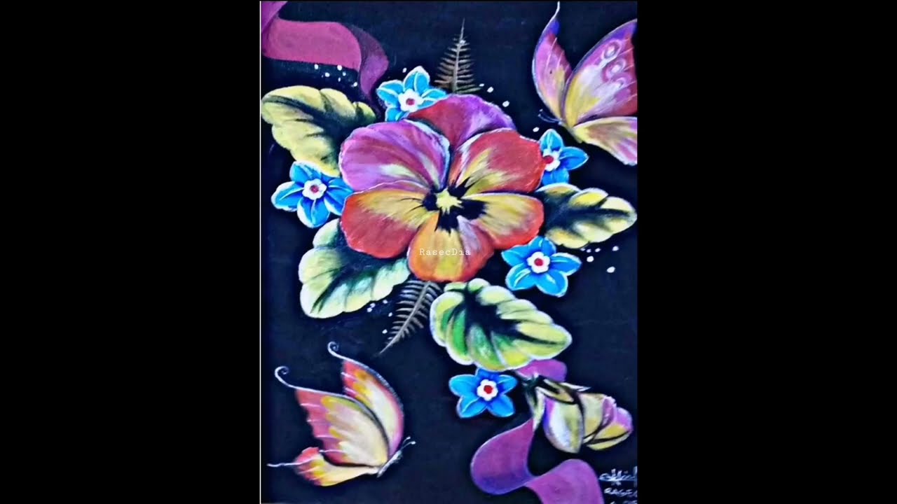 ACRYLIC PAINTING WALL DESIGN IDEA #acrylicpainting #painting #easypainting