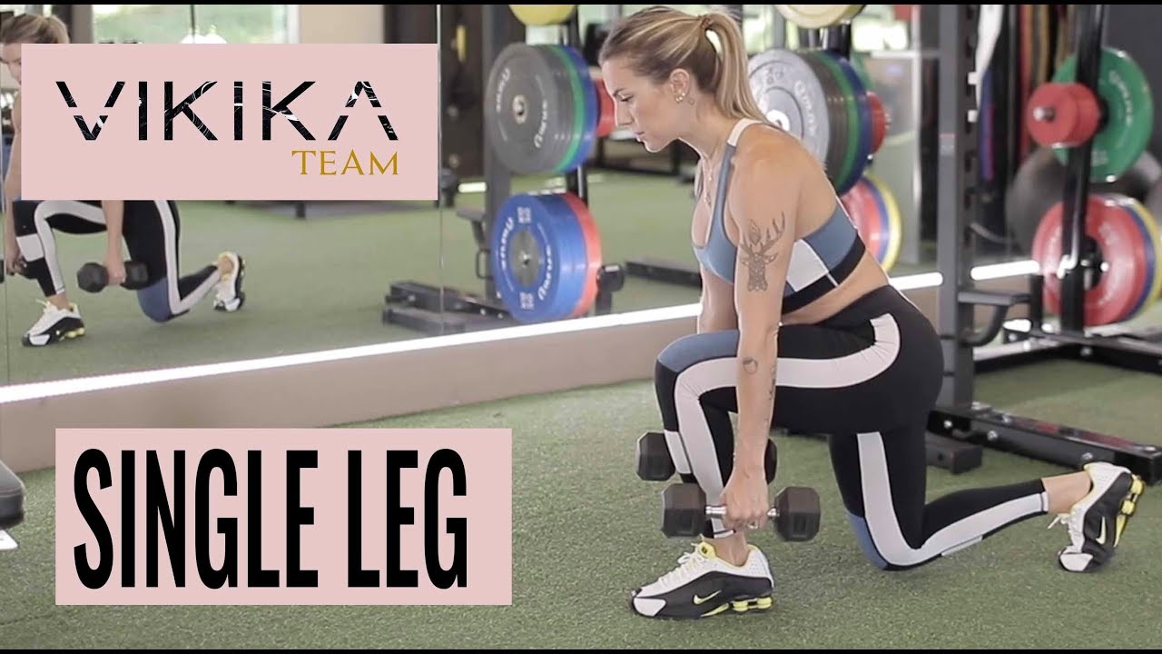 Single Leg Reverse Lunge with Hold . I@vikikateam - YouTube