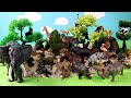 African Animals Safari Diorama - Learn Animal Names with Figurines