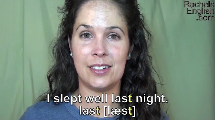 Examples: how to pronounce T: American English Pronunciation