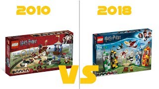 LEGO HARRY POTTER - 75956 Quidditch Match VS 4737 Quidditch Match - HD-Pictures + COMPARISON