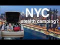 Stealth-camping in my car in NEW YORK CITY! (Is it possible?)