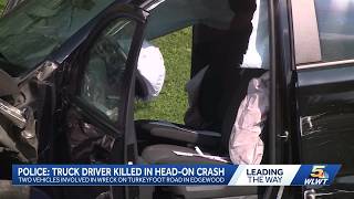 Police: Truck driver killed in head-on crash with SUV in Edgewood