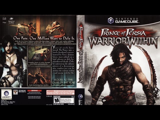 Prince Of Persia: Warrior Within, Nintendo GameCube