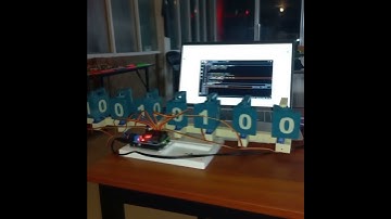 analog, binary 8bit timer with arduino #arduinounoprojects #arduinocode #arduinoprogramming #coding