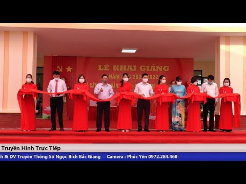 Video TRỰC TIẾP LỄ CẮT BĂNG KHÁNH THÀNH TRƯỜNG TIỂU HỌC HÒA... - YouTube