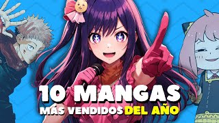 Los 10 MANGAS más VENDIDOS del 2023