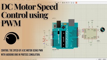 DC Motor Speed Control using PWM | Arduino UNO Proteus Simulation Tutorial "Bangla"