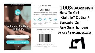 How To Get "Get Jio" Option/Barcode  On Any Smartphone  | 100 % Working | Latest screenshot 4