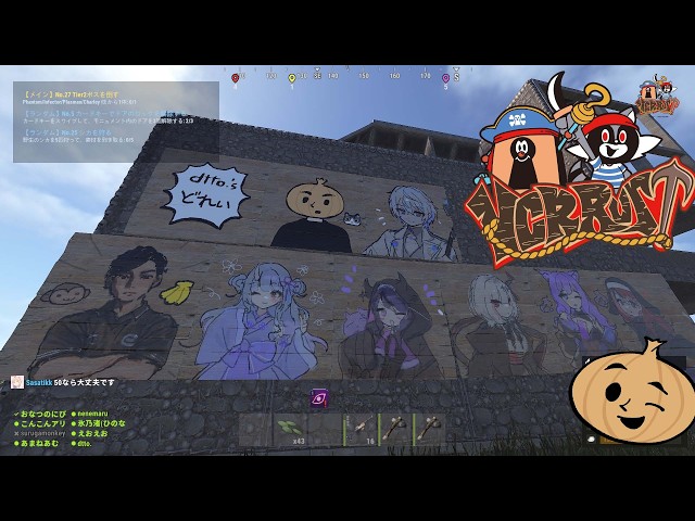 行くぞ！#6【VCR RUST】謎の壁紙職人現る！？ほのぼの拠点整理とファームの1日