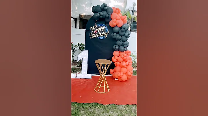BALLOON CASTLE 🏰 Balloon decoration ideas 🤩 birthday decoration ideas at home #tiktok #balloon#party