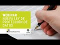 Webinar Nuevo Reglamento General de Protección de Datos 02 2018