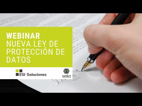 Webinar Nuevo Reglamento General de Protección de Datos 02 2018