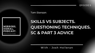 ORDIT-Trainer Tom Stenson - Driving Instructor Skills vs Subjects
