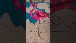 Take 32 satisfying seconds | flamingo! 🦩 #calmingcontent #arttimelapse #art #speedpainting
