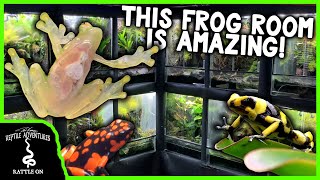 THE COOLEST DART FROG MAN CAVE EVER! (Troy Goldberg's Tropical Garage)