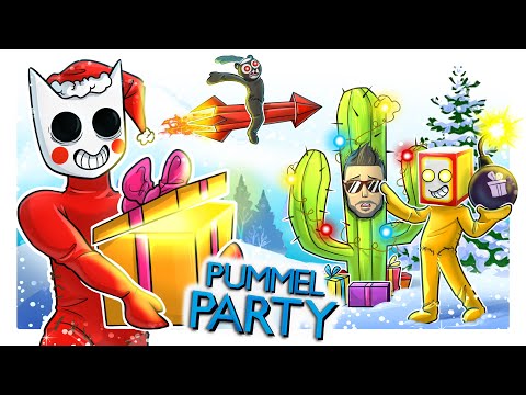 Видео: ПРЕДНОВОГОДНЯЯ ВЕЧЕРИНКА! САМАЯ УГАРНАЯ ИГРА В PUMMEL PARTY